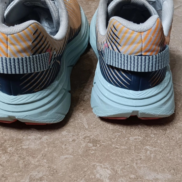 Hoka One Rincon 2 "Lunar Rock Black Iris" Running Shoes Sz.9½ - Picture 6 of 8